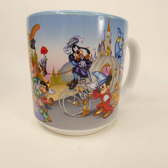 VTG 1996 "Remember the Magic" Walt Disney World 25th Anniversary Mug 12oz UEJYX - Picture 4 of 14